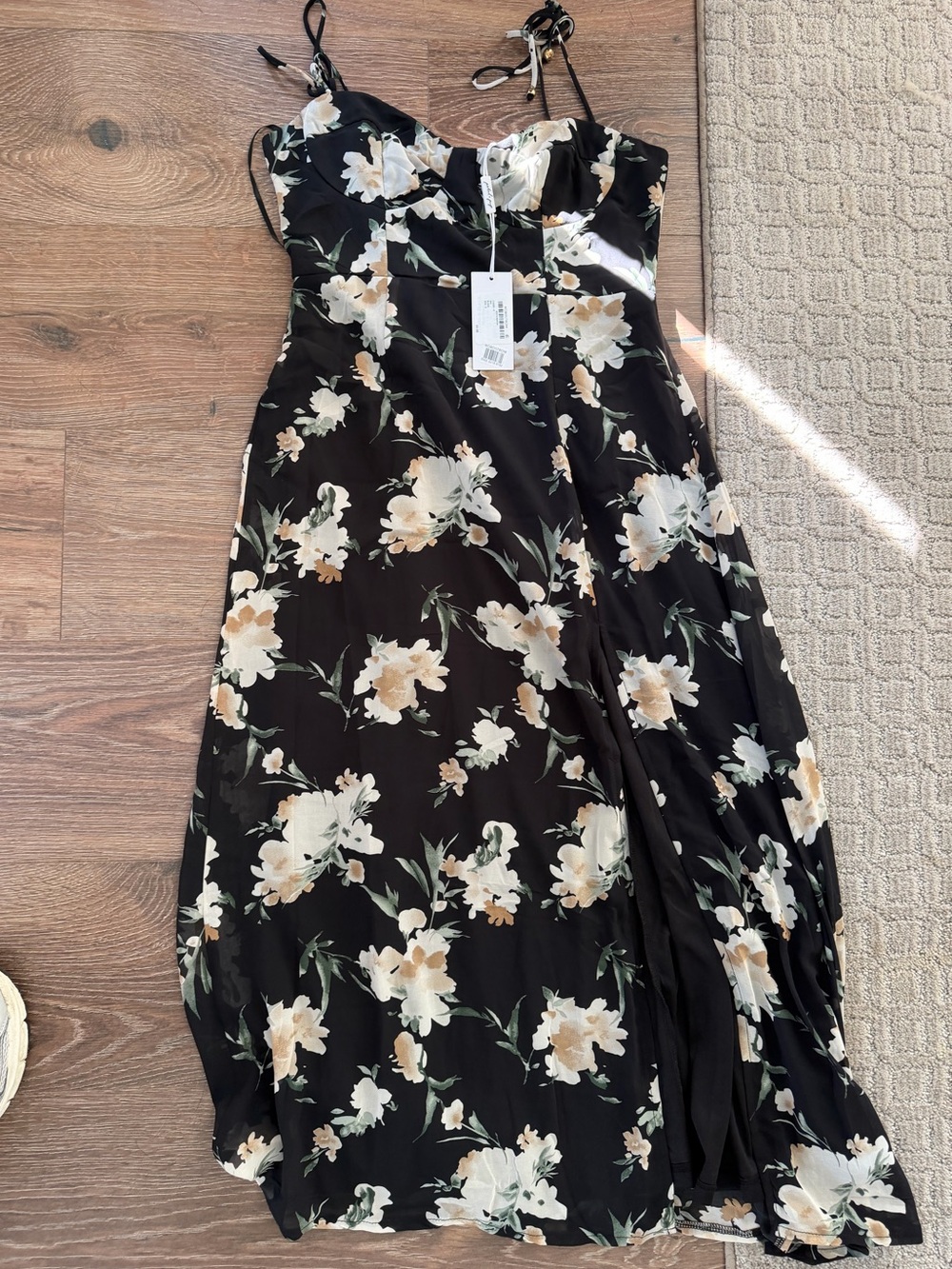 Meg Floral Print Bustier Dress Petal & Pup size 6 New with tags
